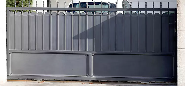 Metal Driveway Gate Installation Panama City